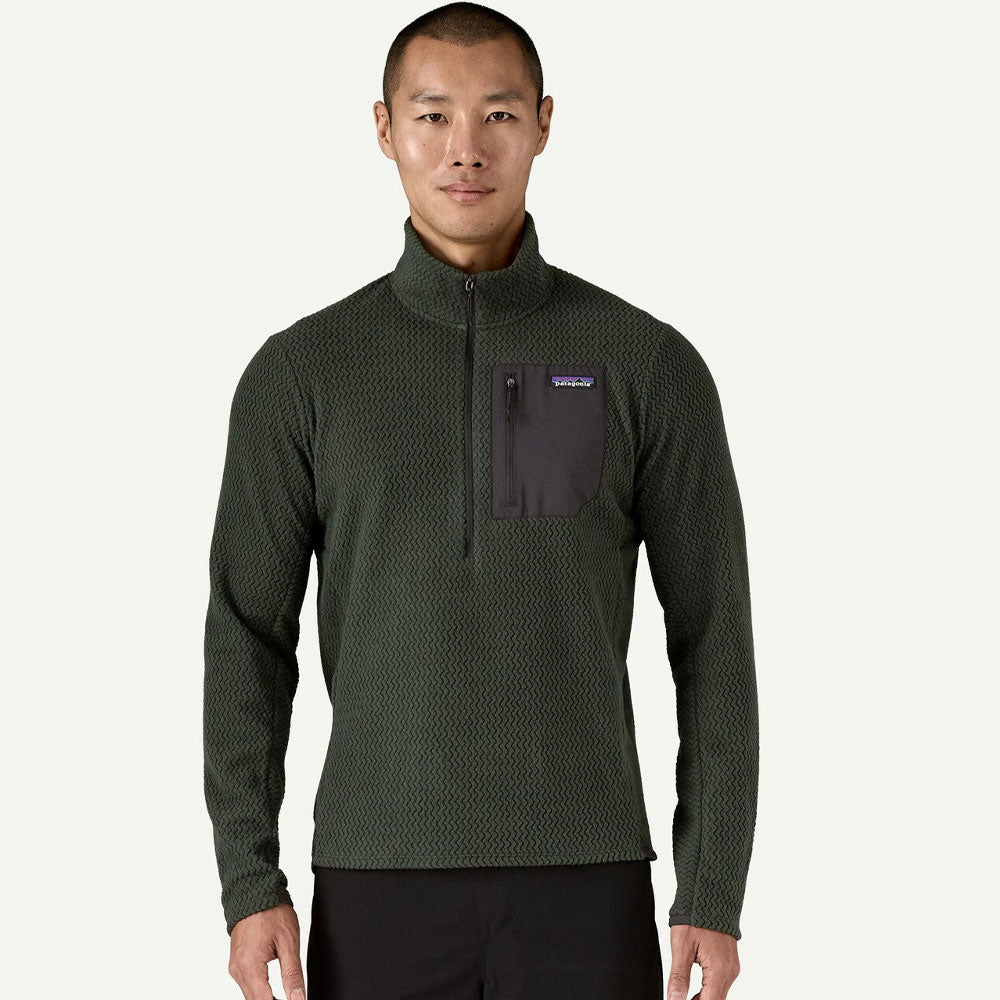 Patagonia R1 Air Zip Neck Old Growth Green