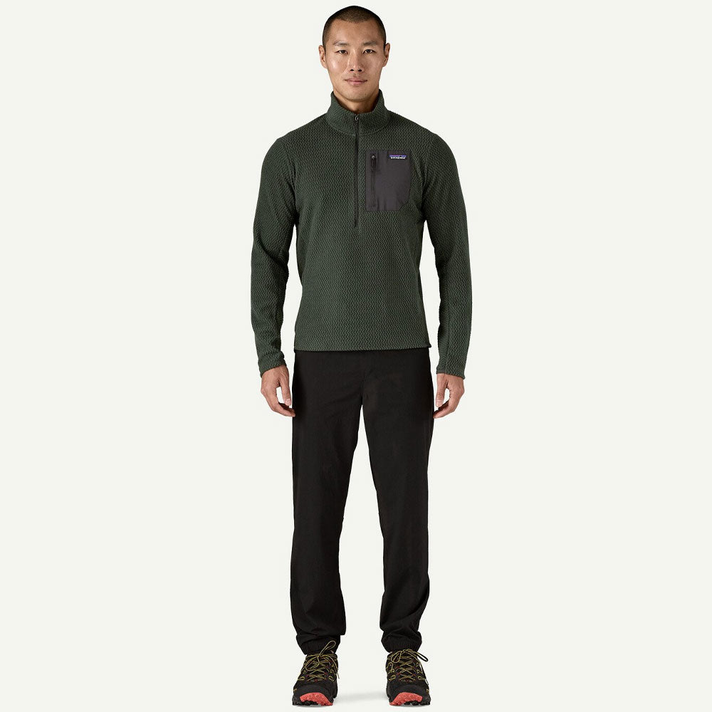 Patagonia R1 Air Zip Neck Old Growth Green