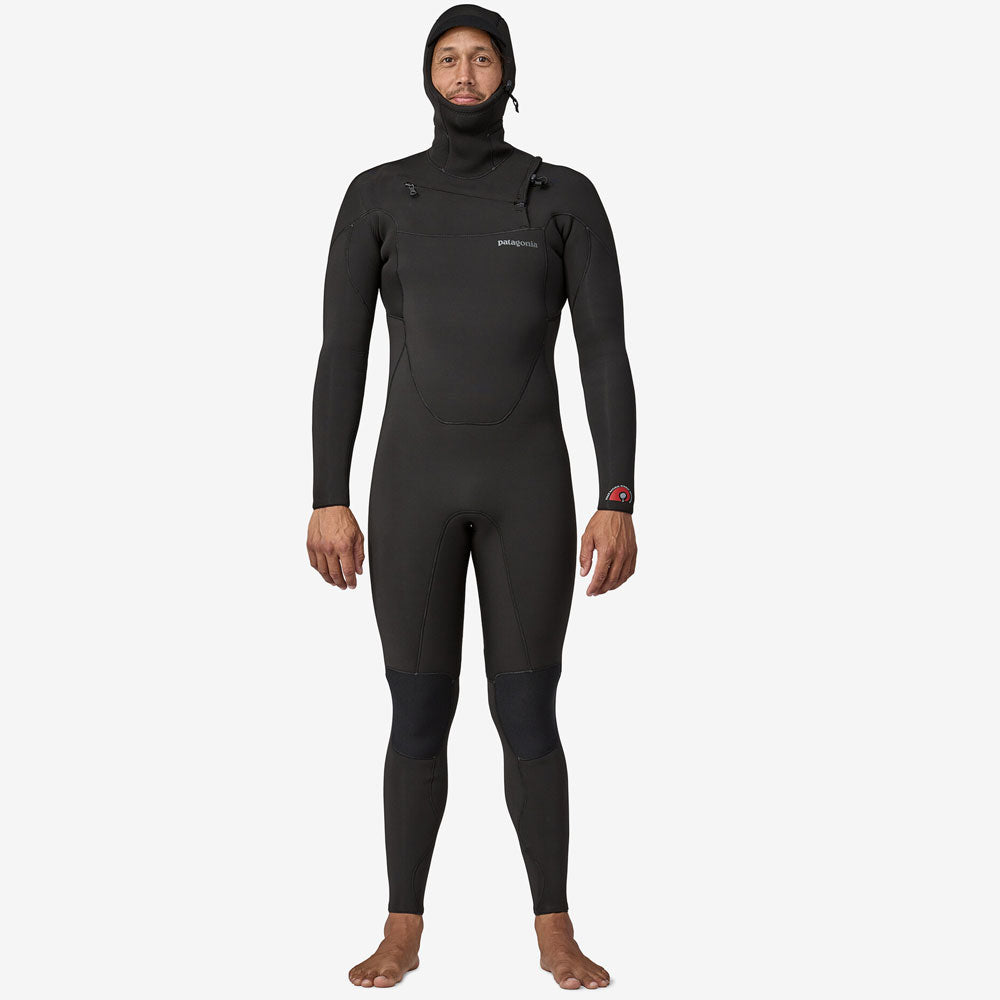 Patagonia R4 5.5 x 4mm Regulator Front Zip Hooded Winter Wetsuit - Black