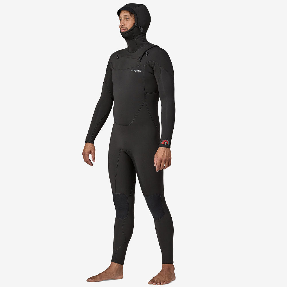 Patagonia R4 5.5 x 4mm Regulator Front Zip Hooded Winter Wetsuit - Black