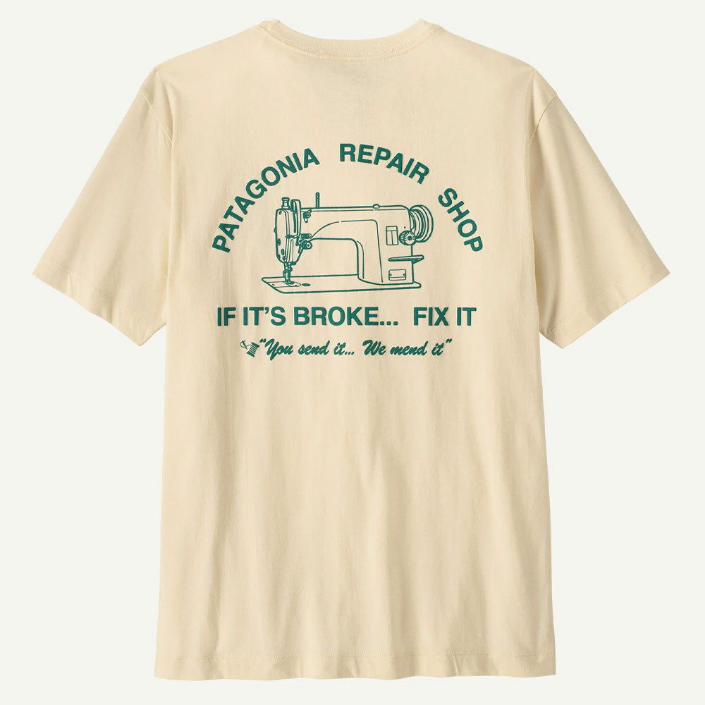 Patagonia Repair Shop T-Shirt Undyed Natural