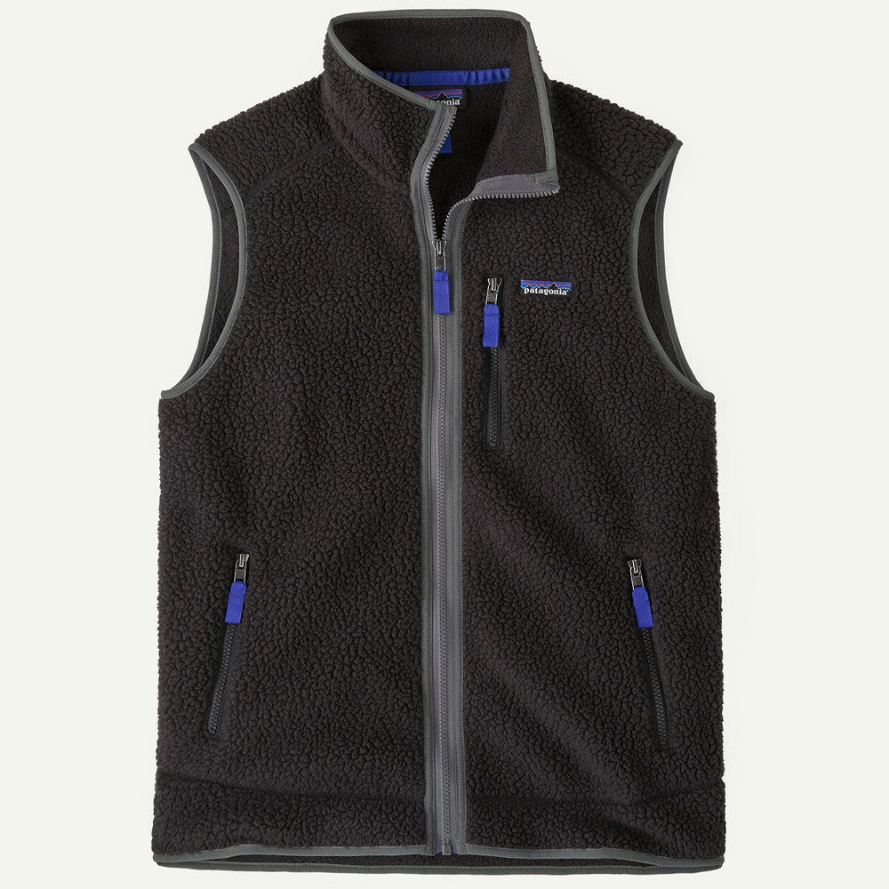 Patagonia Retro Pile Vest Black Forge Grey