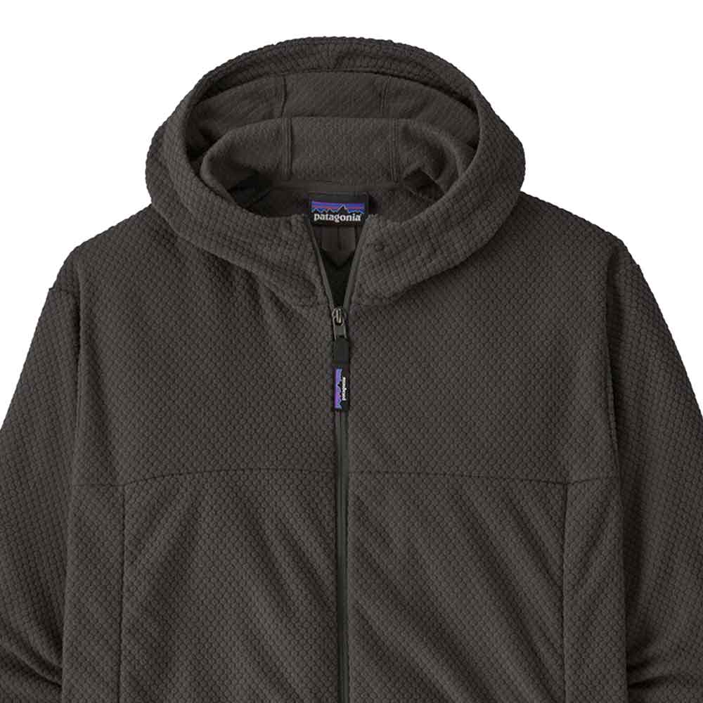 Patagonia Textured Fleece Hoody Black