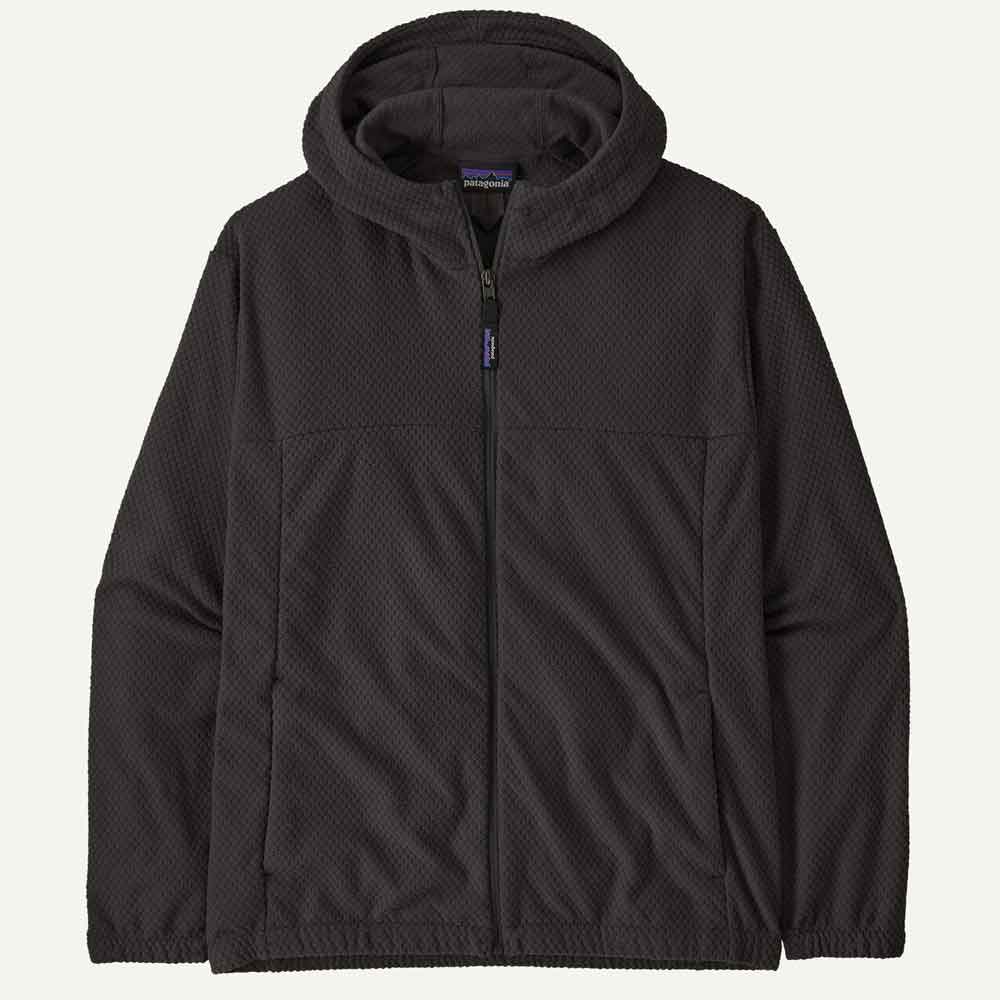 Patagonia Textured Fleece Hoody Black