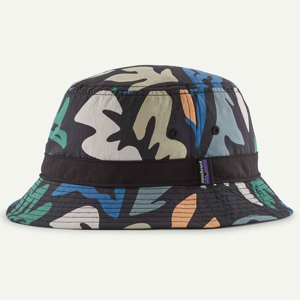 Patagonia Wavefarer Bucket Hat Kaleido Black
