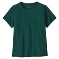 Patagonia Women's P-6 Logo Responsibili-Tee Cascade Green