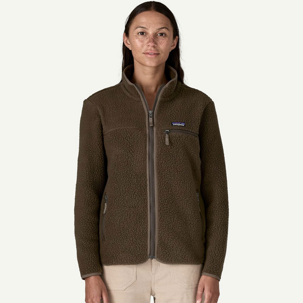 Patagonia Women's Retro Pile Jkt Otter Brown
