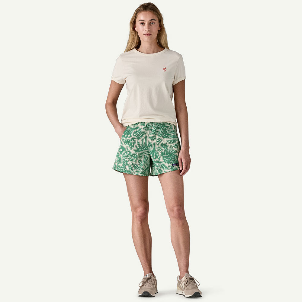Patagonia Womens Baggies Shorts 5 - Heartleaf Green