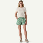 Patagonia Womens Baggies Shorts 5 - Heartleaf Green