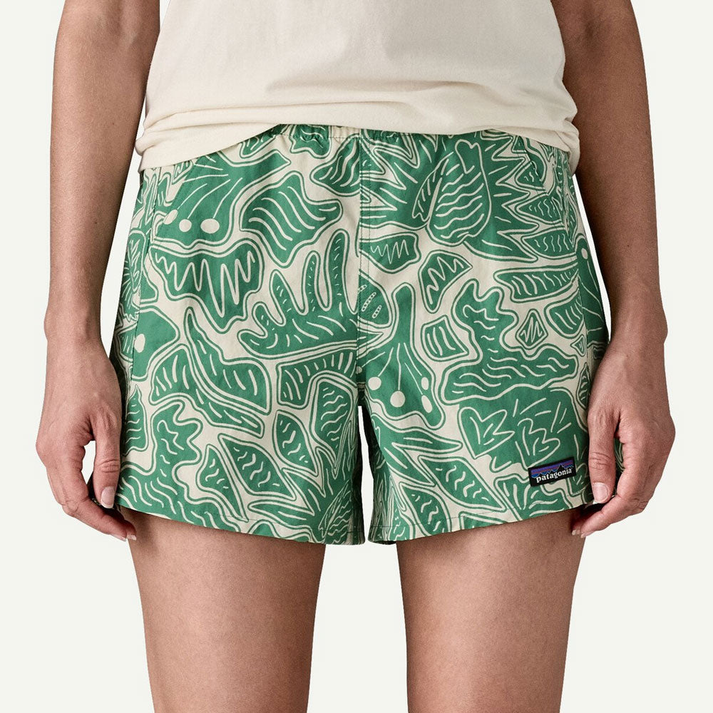 Patagonia Womens Baggies Shorts 5 - Heartleaf Green