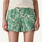Patagonia Womens Baggies Shorts 5 - Heartleaf Green