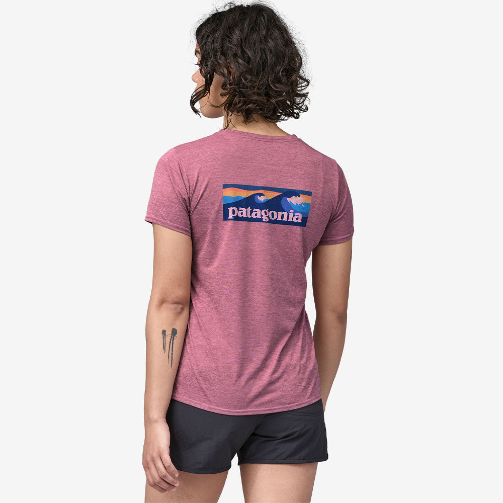 Patagonia Womens Cap Cool Daily Graphic T-Shirt - Waters
