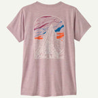 Patagonia Womens Cap Cool Daily Shirt Cloud Crag Quiet Violet