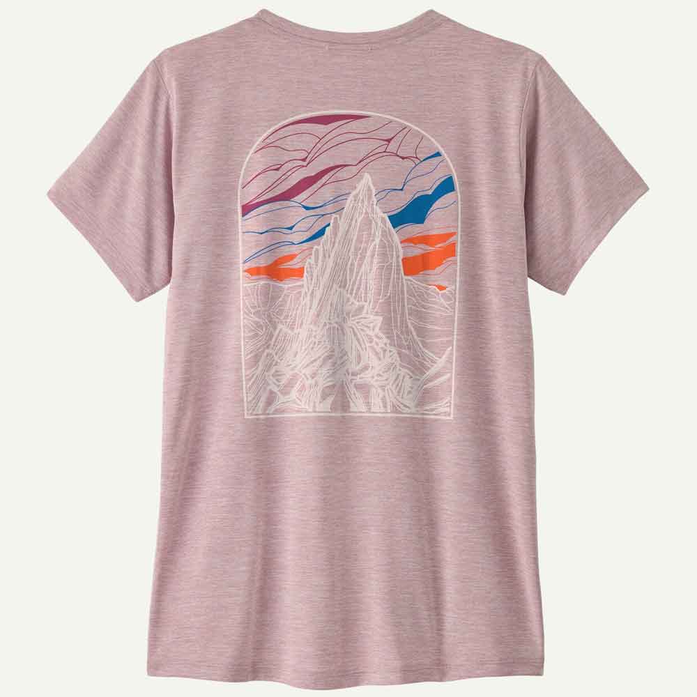 Patagonia Womens Cap Cool Daily Shirt Cloud Crag Quiet Violet