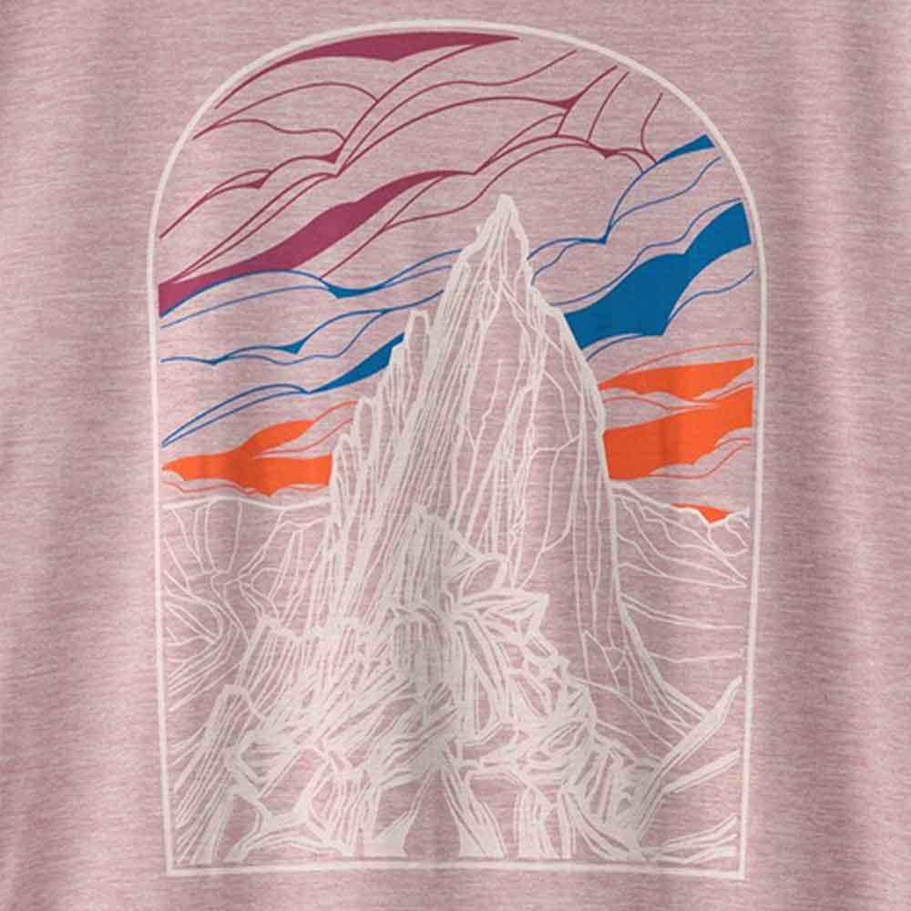 Patagonia Womens Cap Cool Daily Shirt Cloud Crag Quiet Violet