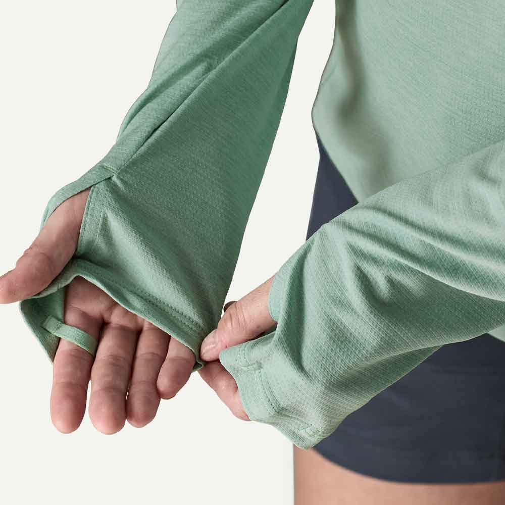 Patagonia Womens Cap Cool Sun Hoody Thermal Blue