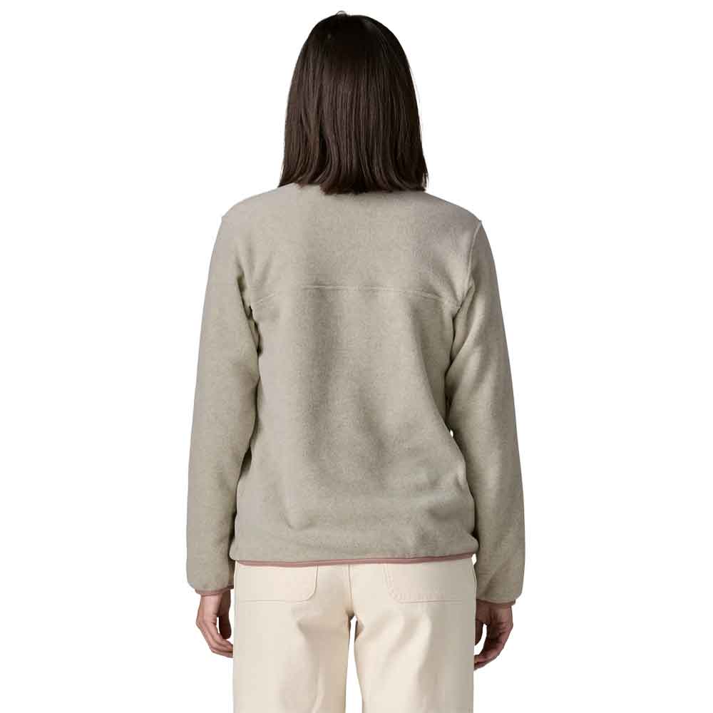 Patagonia Womens LW Synch Snap-T Pull Over Fleece Oatmeal Heather