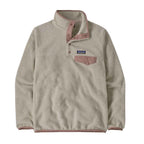 Patagonia Womens LW Synch Snap-T Pull Over Fleece Oatmeal Heather