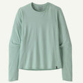 Patagonia Womens Long Sleeve Cap Cool Sun Shirt Thermal Blue