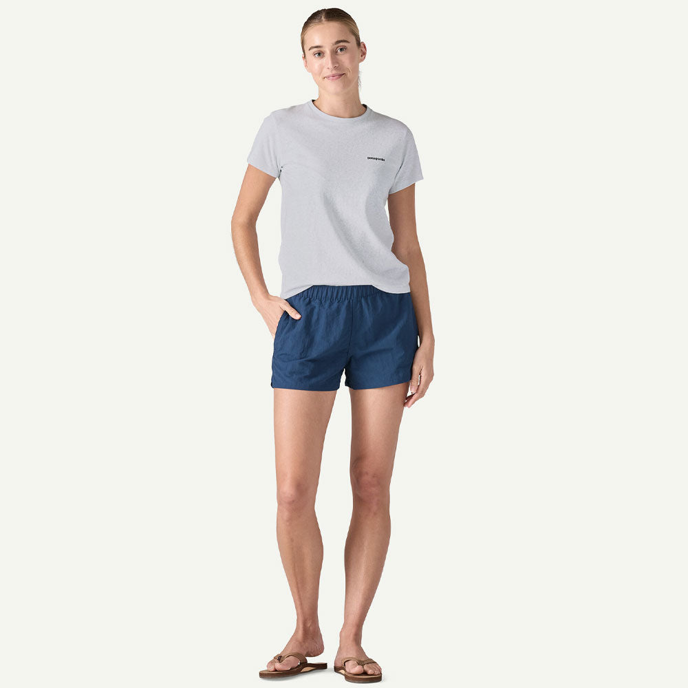 Patagonia Womens P-6 Logo Responsibili Tee - White