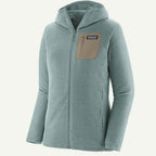 Patagonia Womens R1 Air Full-Zip Hoody - Thermal Blue