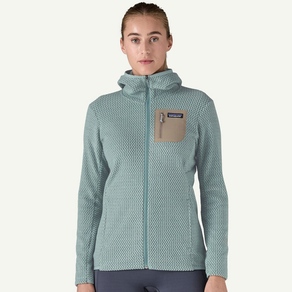 Patagonia Womens R1 Air Full-Zip Hoody - Thermal Blue
