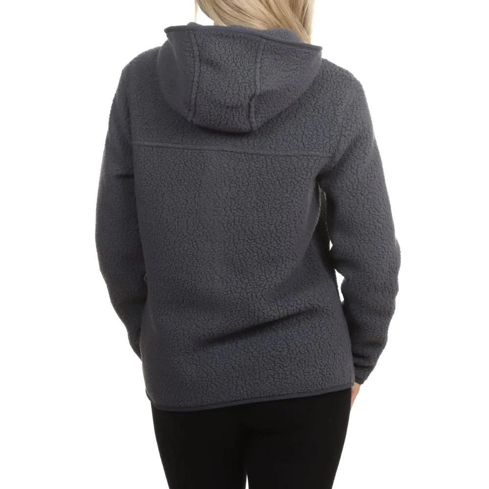 Patagonia Womens Retro Pile Hoody - Smolder Blue