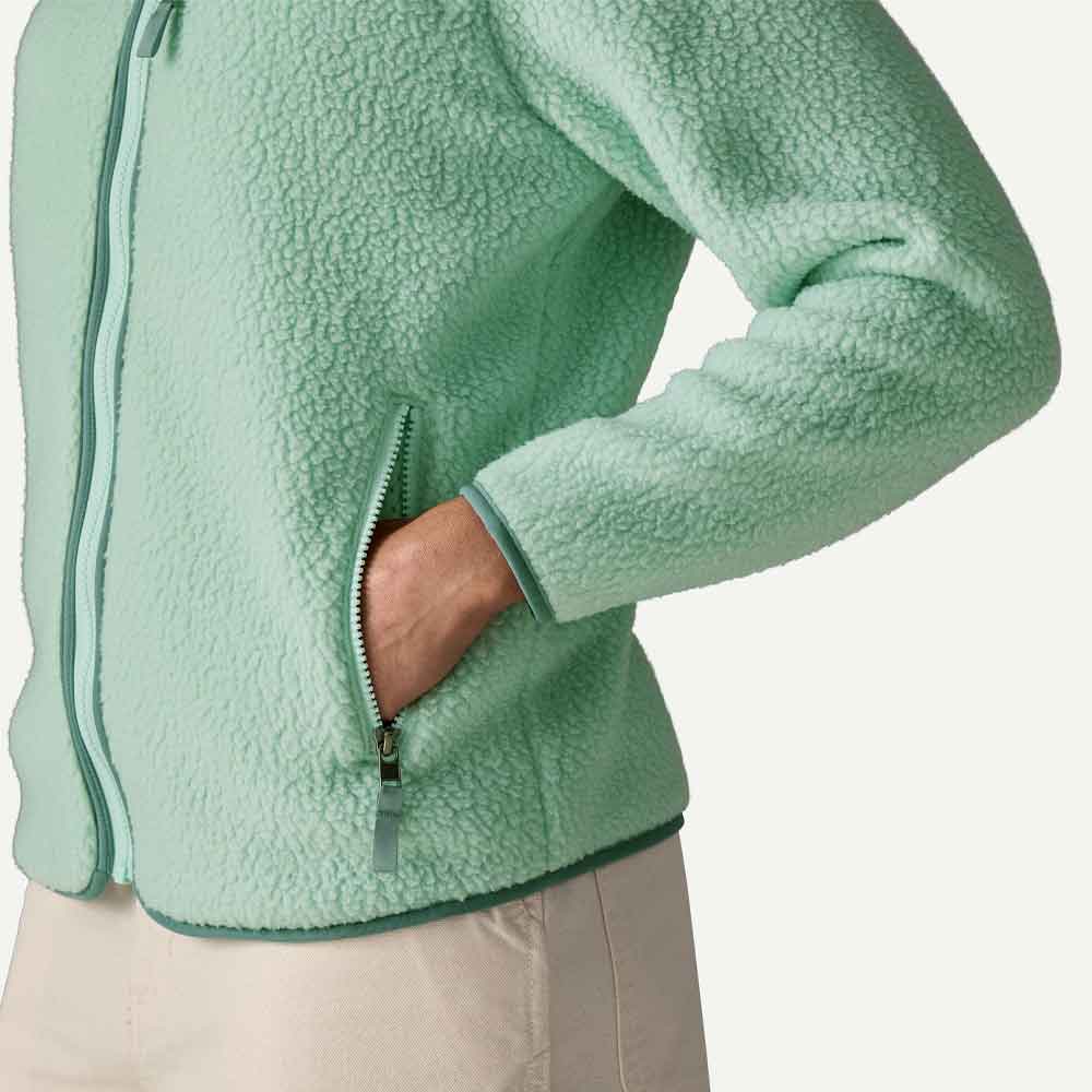 Patagonia Womens Retro Pile Jacket Thin Ice