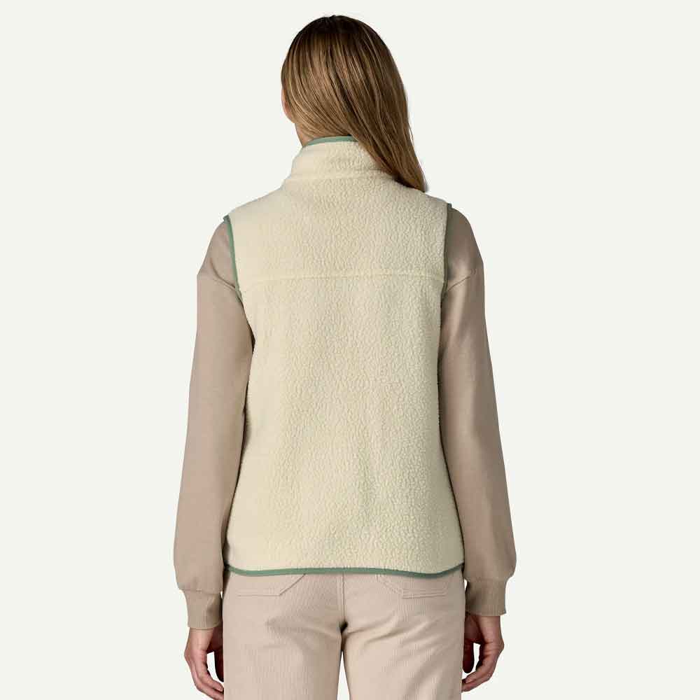 Patagonia Womens Retro Pile Vest Natural Ellwood