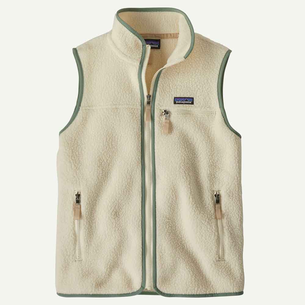 Patagonia Womens Retro Pile Vest Natural Ellwood