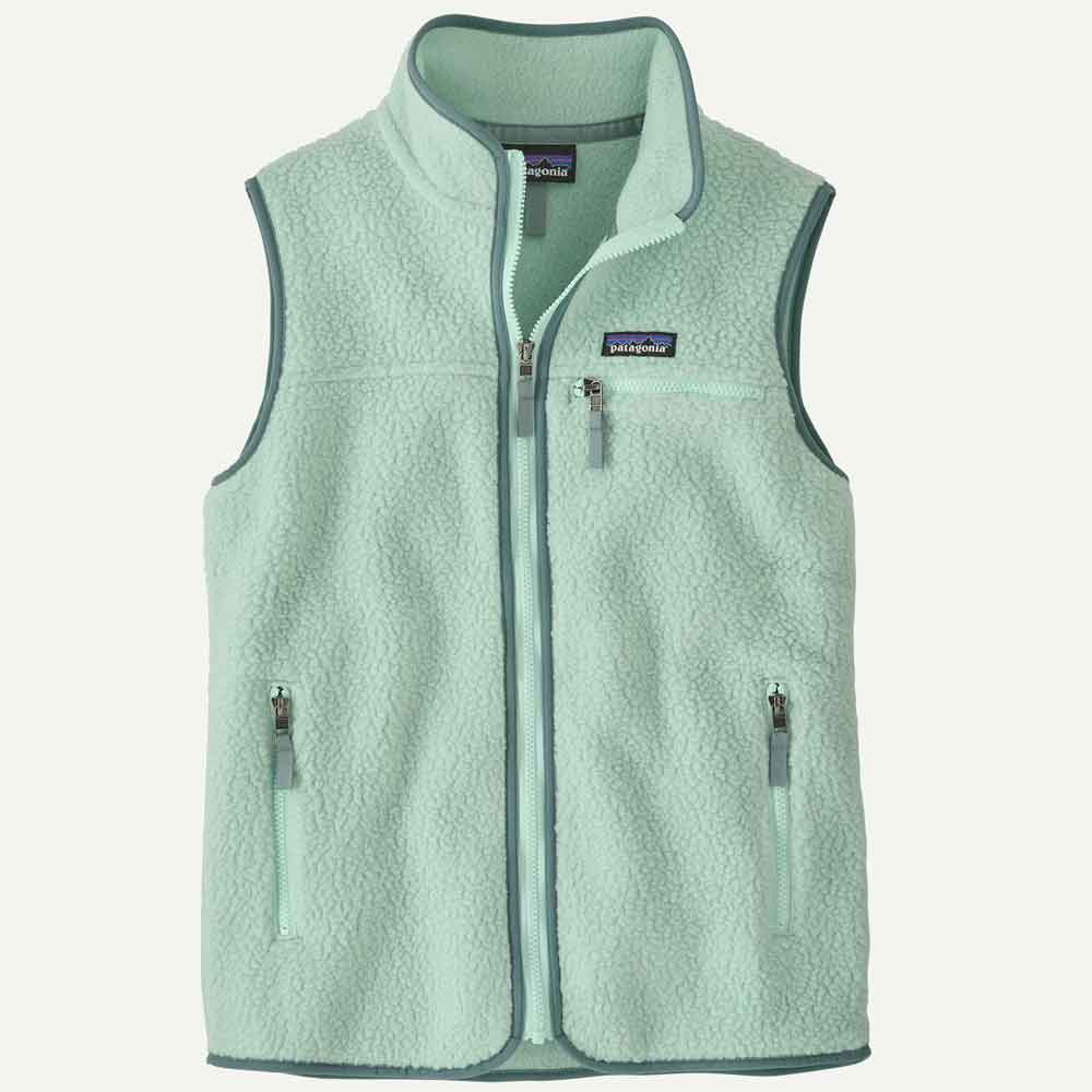 Patagonia Womens Retro Pile Vest Thin Ice