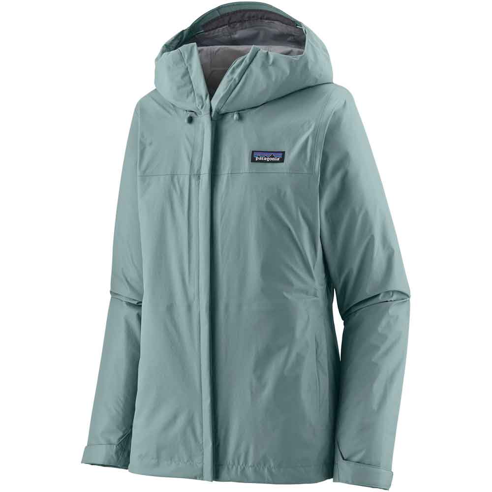 Patagonia Womens Torrentshell 3L Rain Jacket Blue Sage