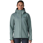Patagonia Womens Torrentshell 3L Rain Jacket Blue Sage