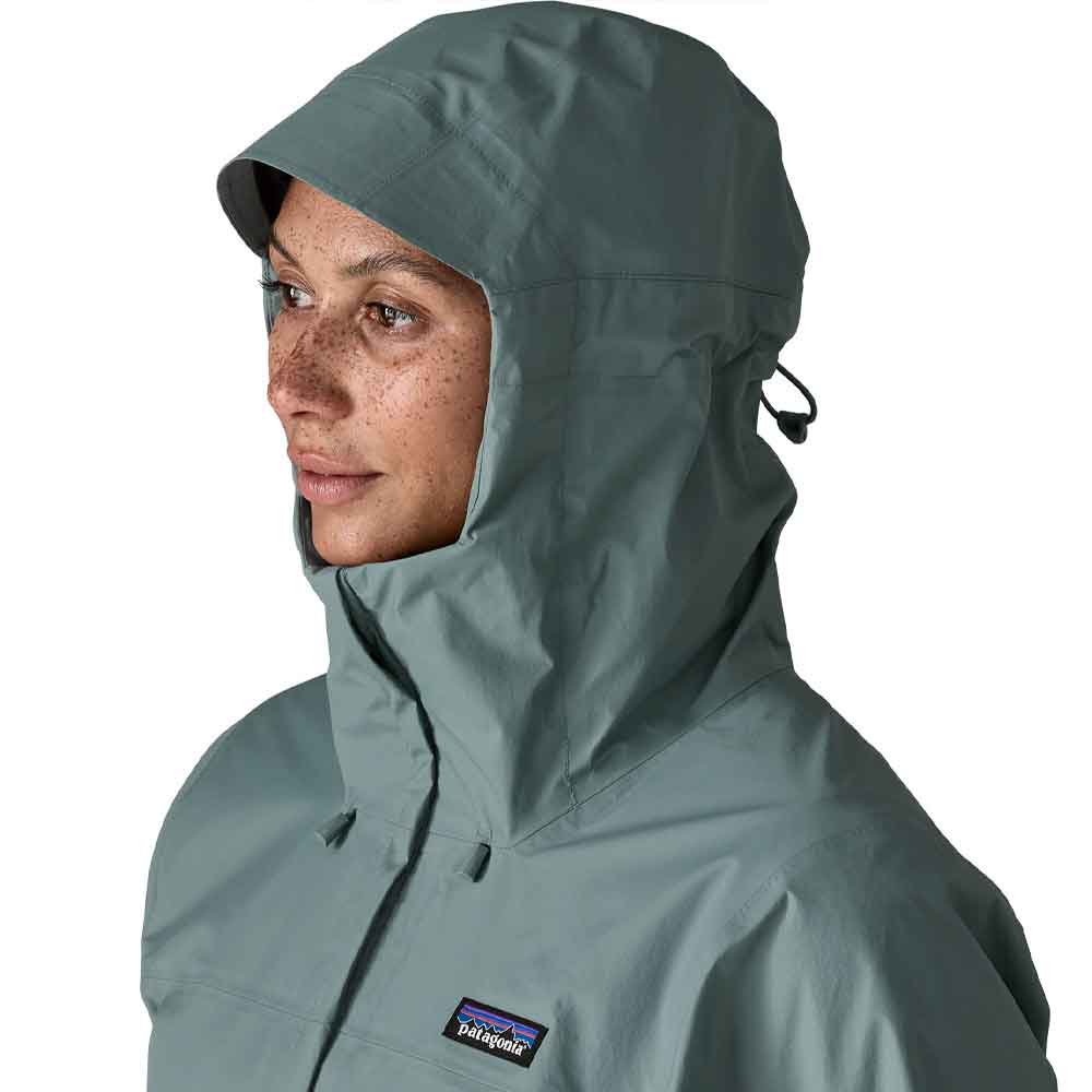Patagonia Womens Torrentshell 3L Rain Jacket Blue Sage