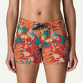 Patagonia Womens Wavefarer Boardshorts 5 Hot Ember