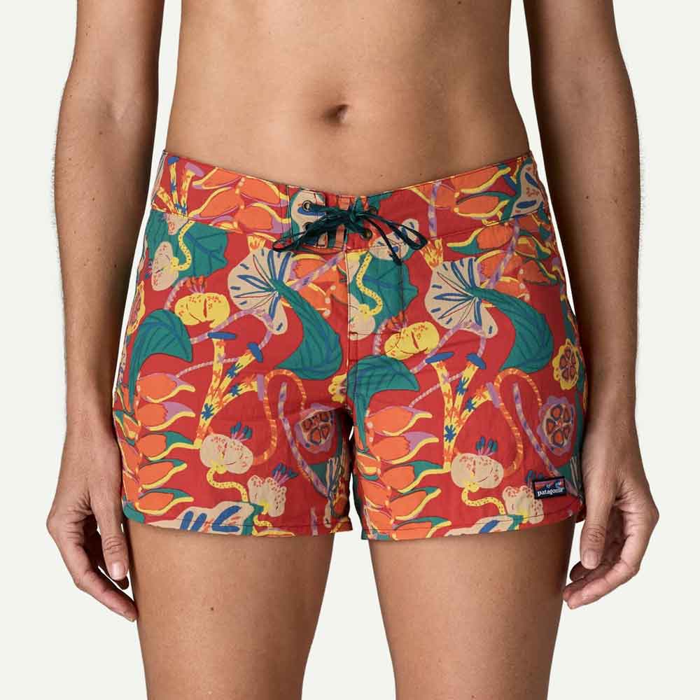 Patagonia Womens Wavefarer Boardshorts 5 Hot Ember