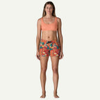 Patagonia Womens Wavefarer Boardshorts 5 Hot Ember