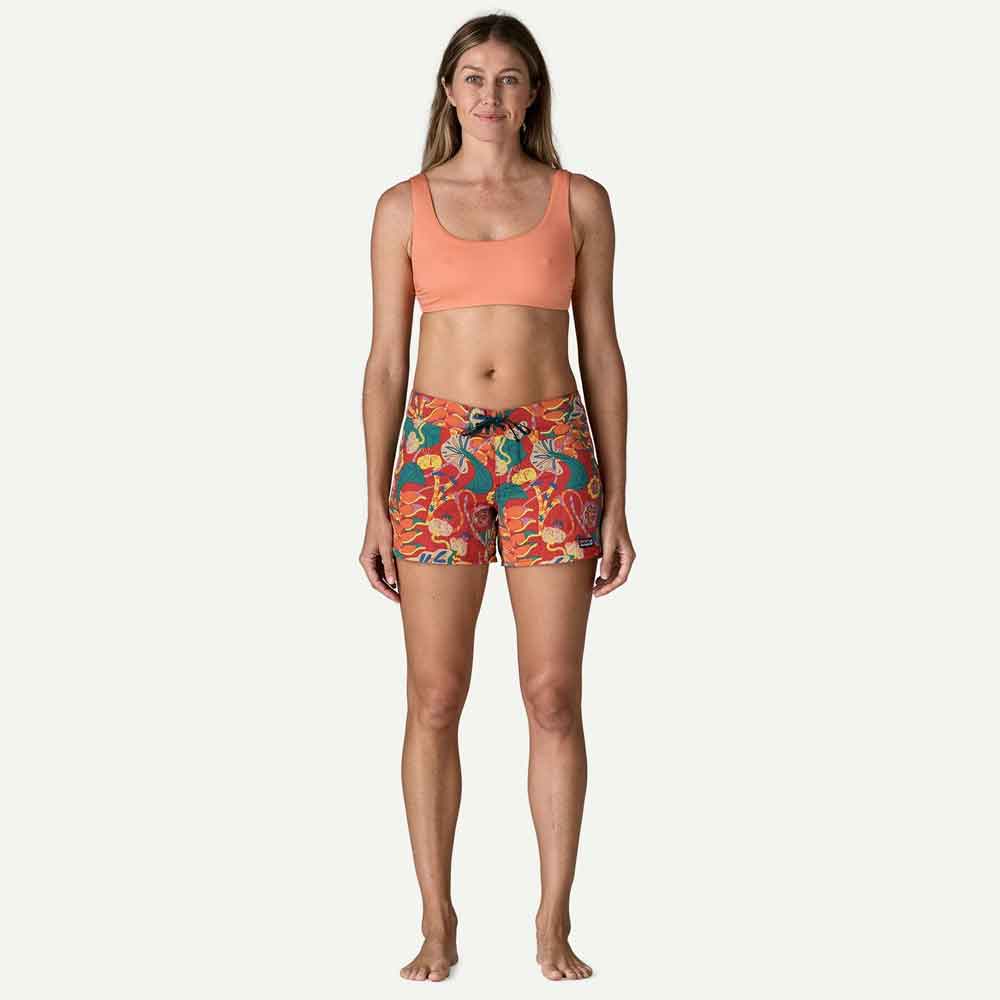 Patagonia Womens Wavefarer Boardshorts 5 Hot Ember