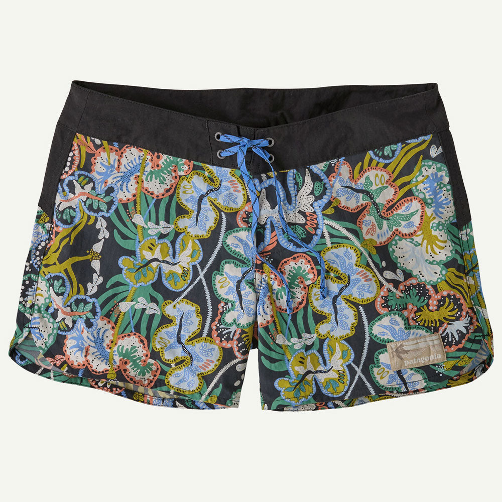 Patagonia Womens Wavefarer Boardshorts 5 - Undersea Black