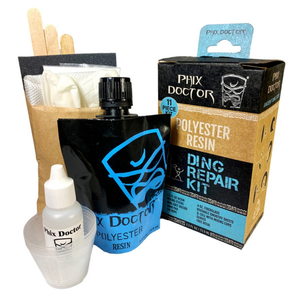 Phix Doctor Large Polyester Surfboard Repair Kit 4oz Ocean Sports Boardridersguide