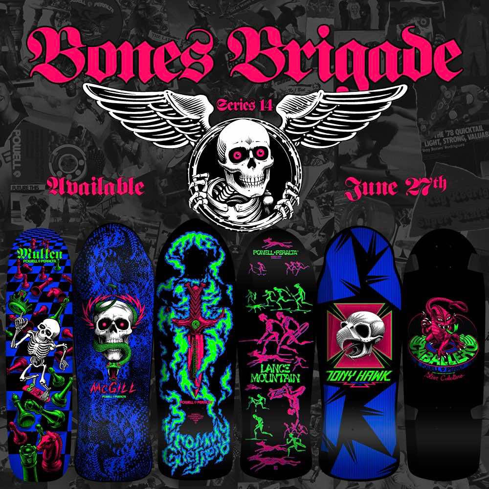 Powell Peralta Bones Brigade Mcgill Series 14 Blacklight Deck