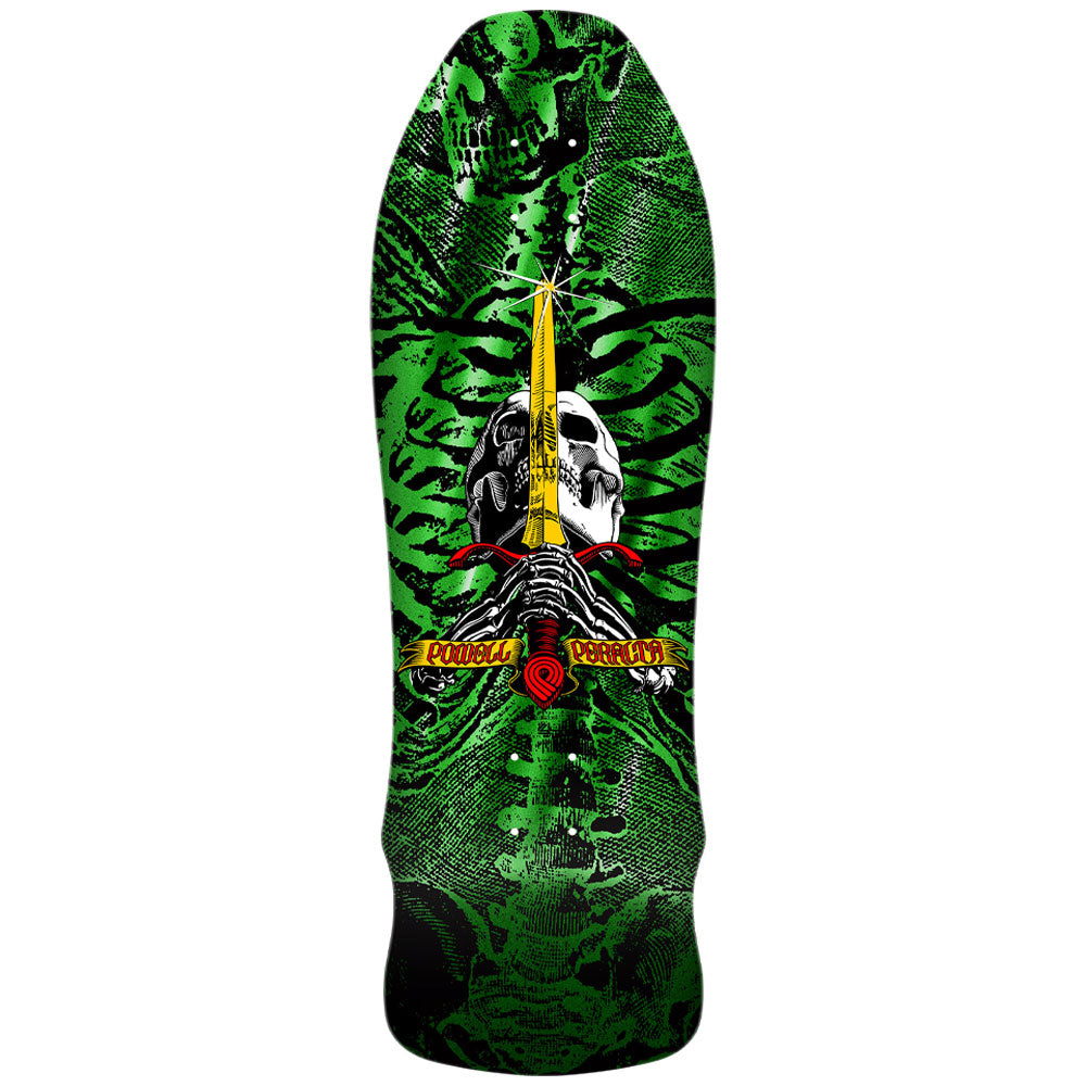 Powell Peralta Geegah Skull and Sword Green Foil