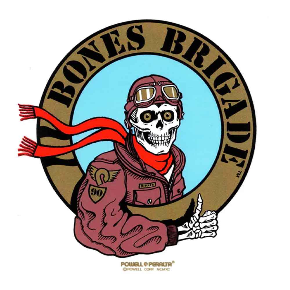 Powell Ripper Pilot Metallic Sticker