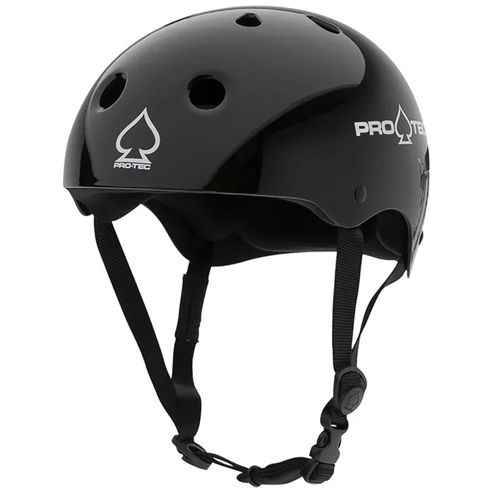 Pro Tec Classic Gloss Black Helmet