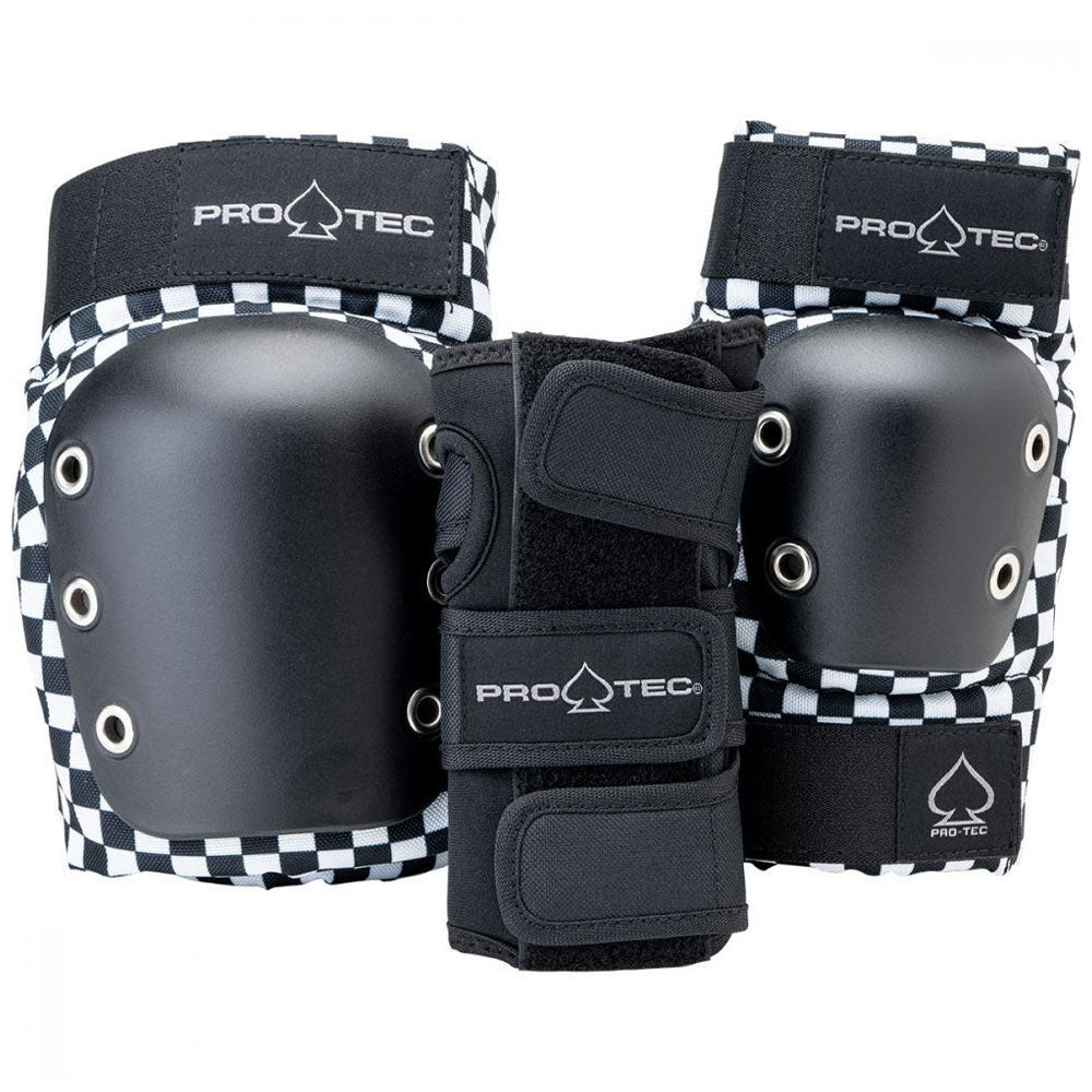 Protec Kids Street Gear 3 Pack Pad Set - Checker