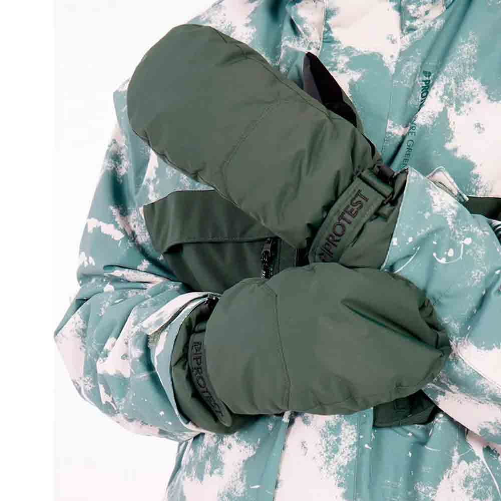 Protest Empire Snow Mitten  Kale green