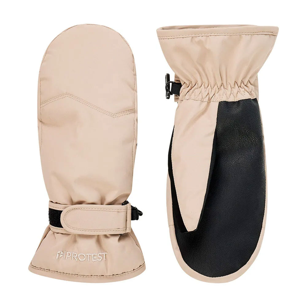 Protest King Junior Snow Mitten  Bamboo Beige