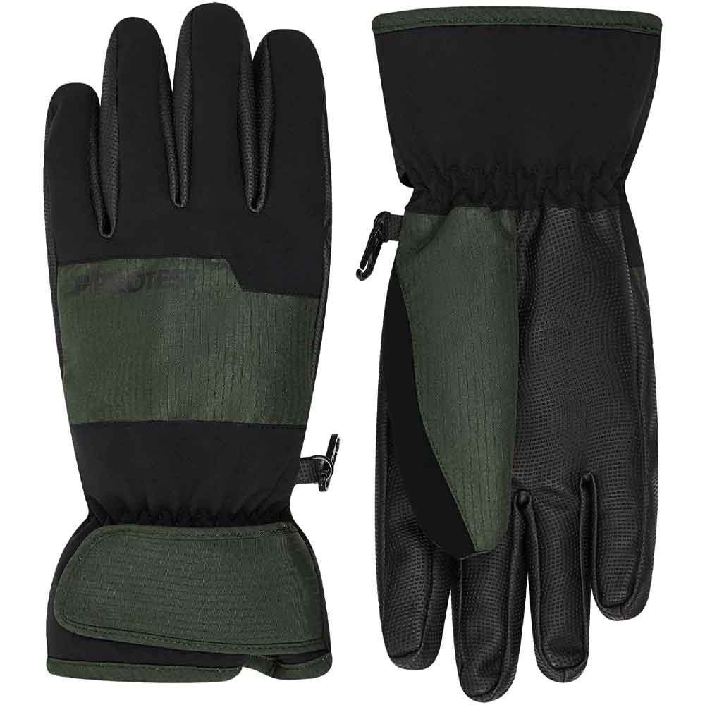Protest Razor Snow gloves  Kale green