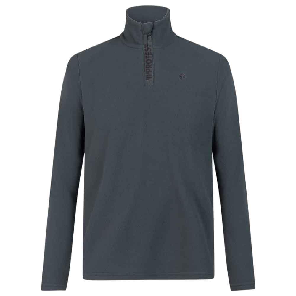 Protest Reperfecto 1/4 Zip Fleece Top Basalt Grey