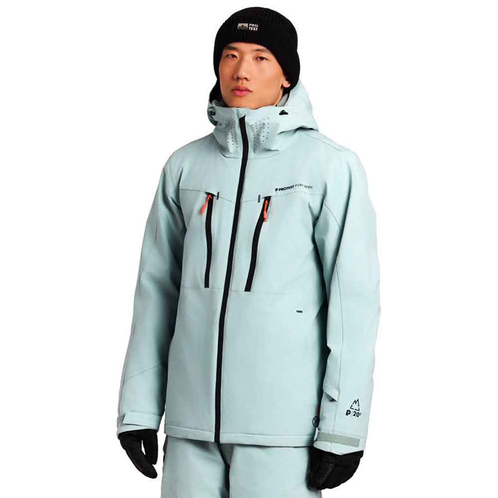 Protest Timothy Snow Ski Jacket Moonstone Grey